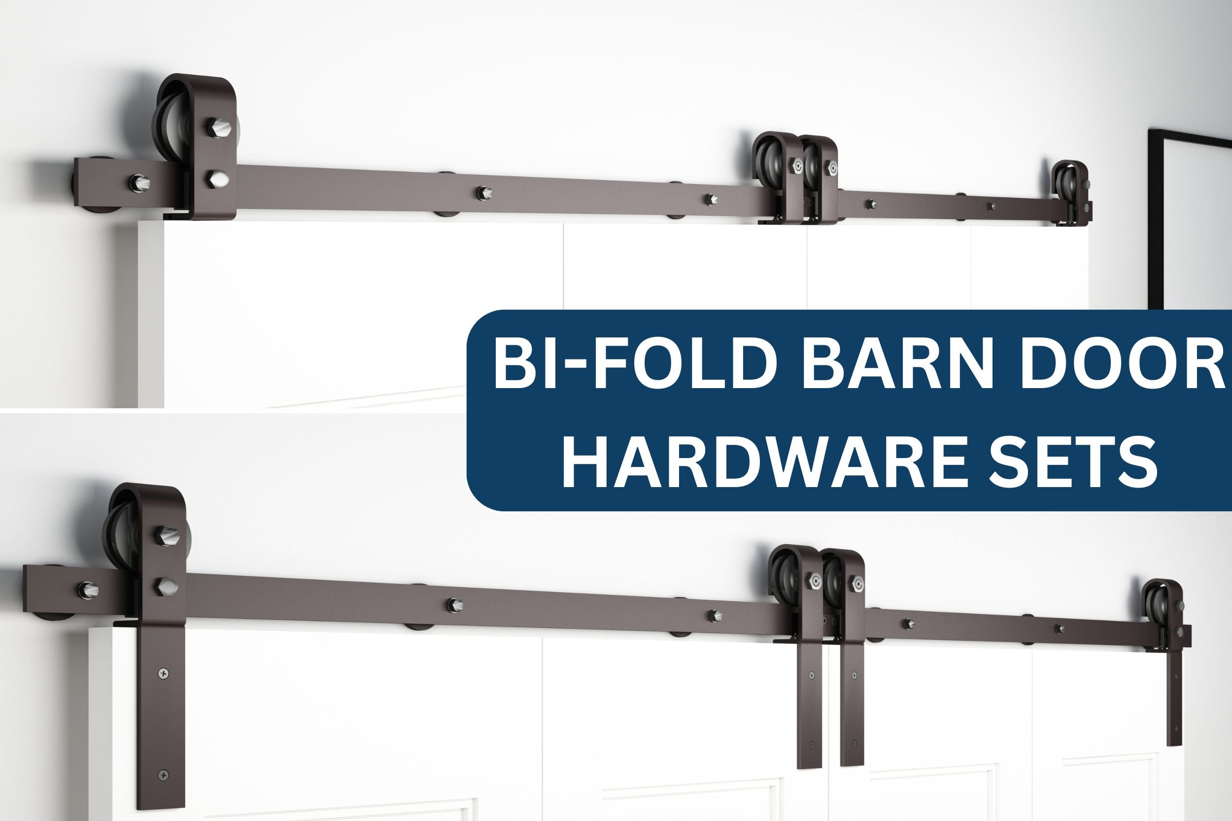 August Hardware of the Month: Bi-Fold Barn Door Hardware Set