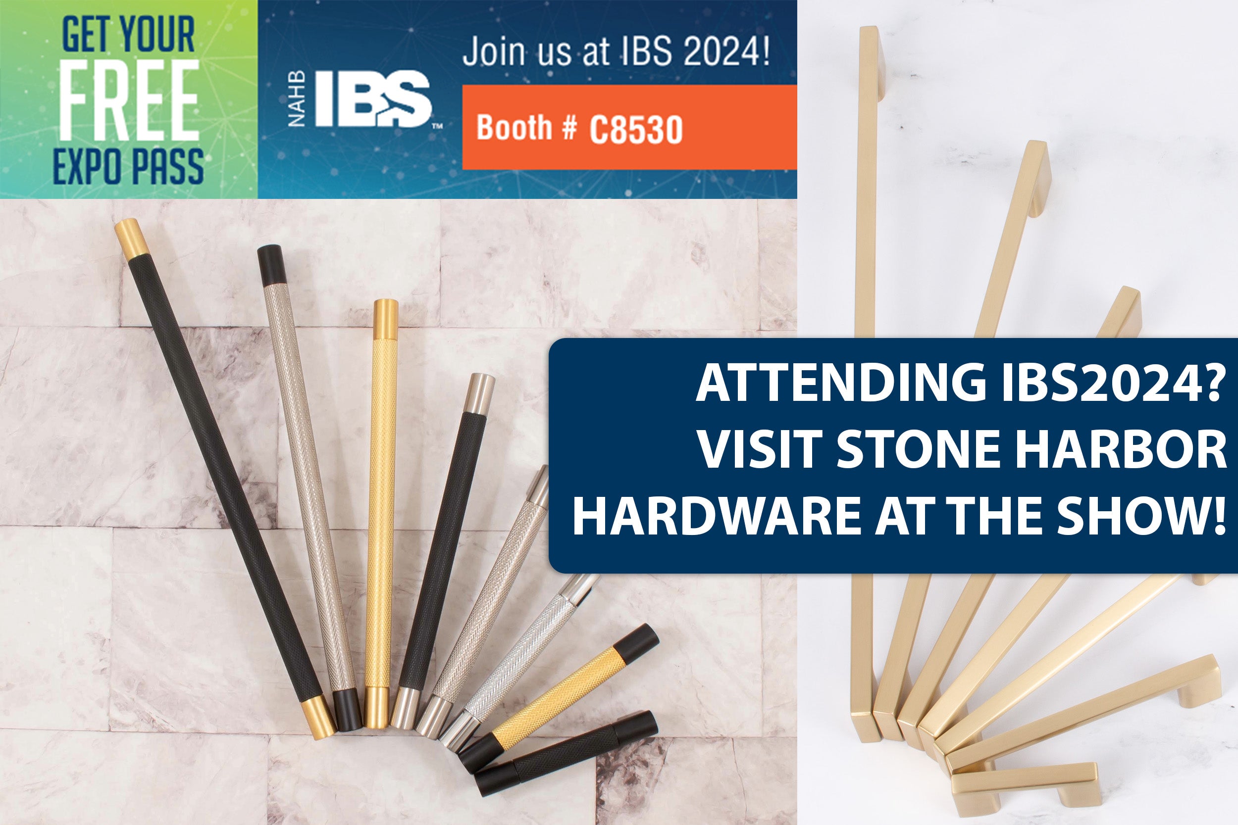 A Look at What's Ahead for Stone Harbor Hardware at the NAHB International Builders' Show!