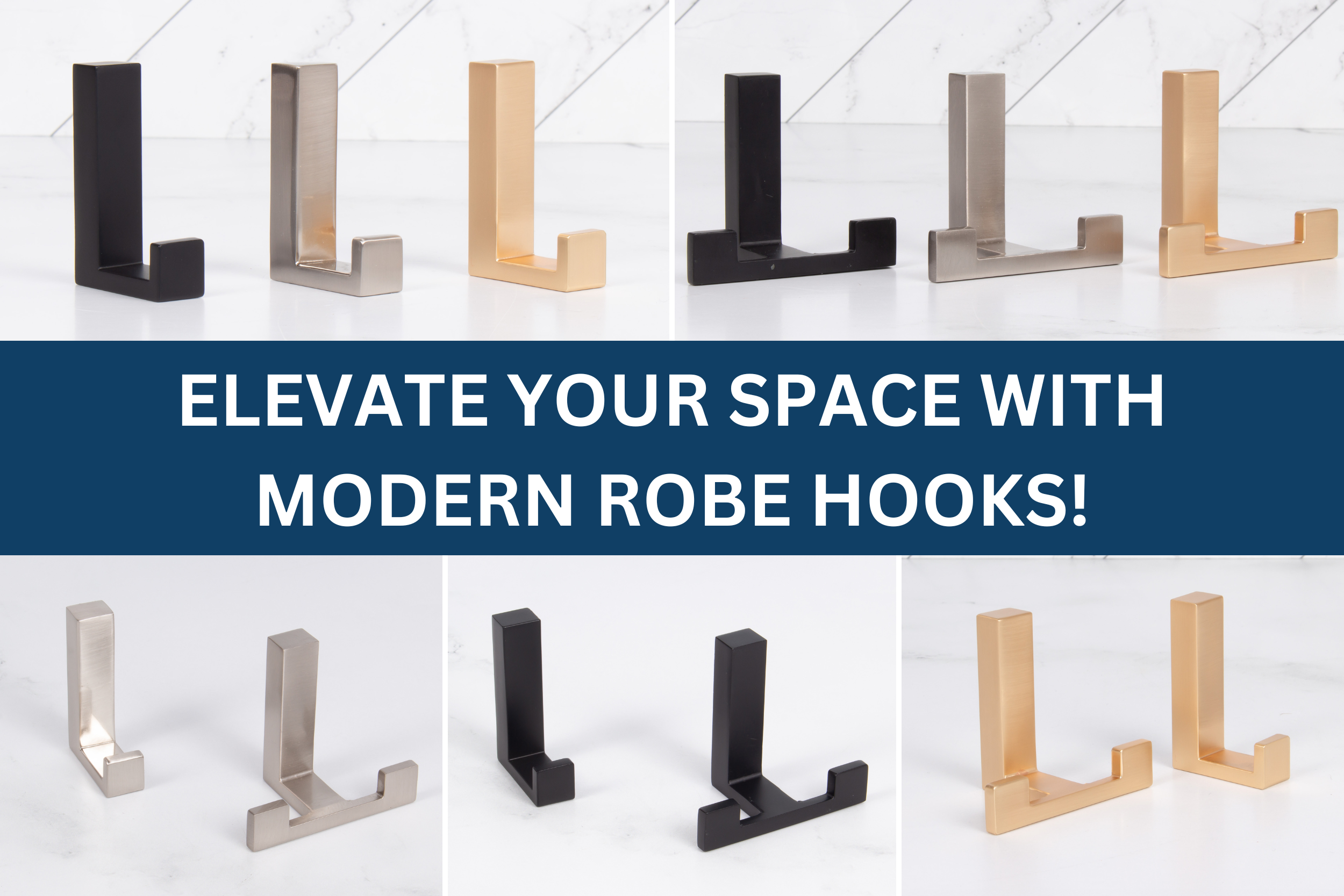 February Hardware of the Month: Modern Robe Hooks