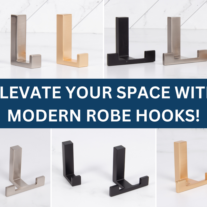 February Hardware of the Month: Modern Robe Hooks