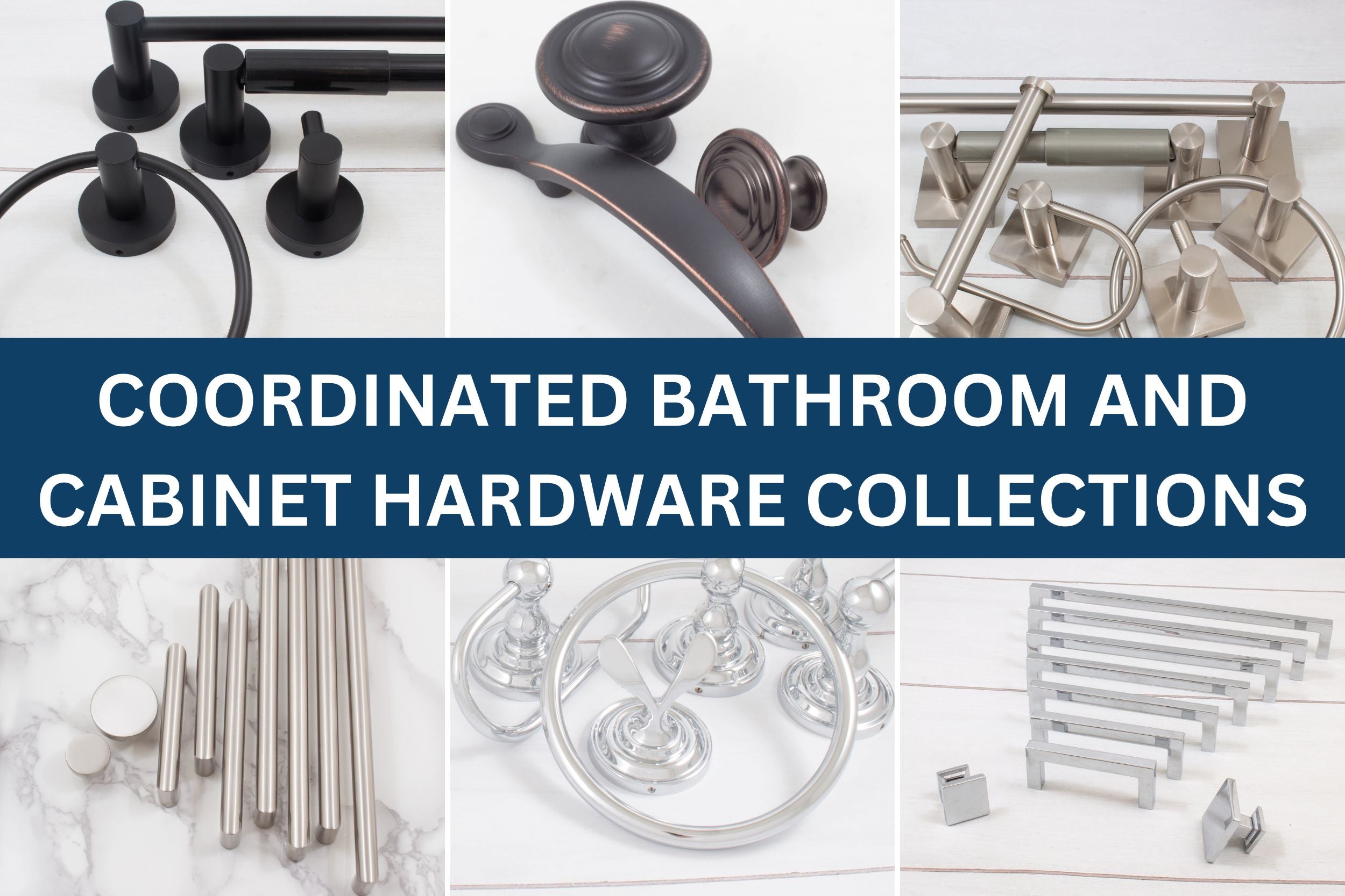 Celebrate National Kitchen & Bath Month with Coordinated Cabinet and Bathroom Hardware Collections