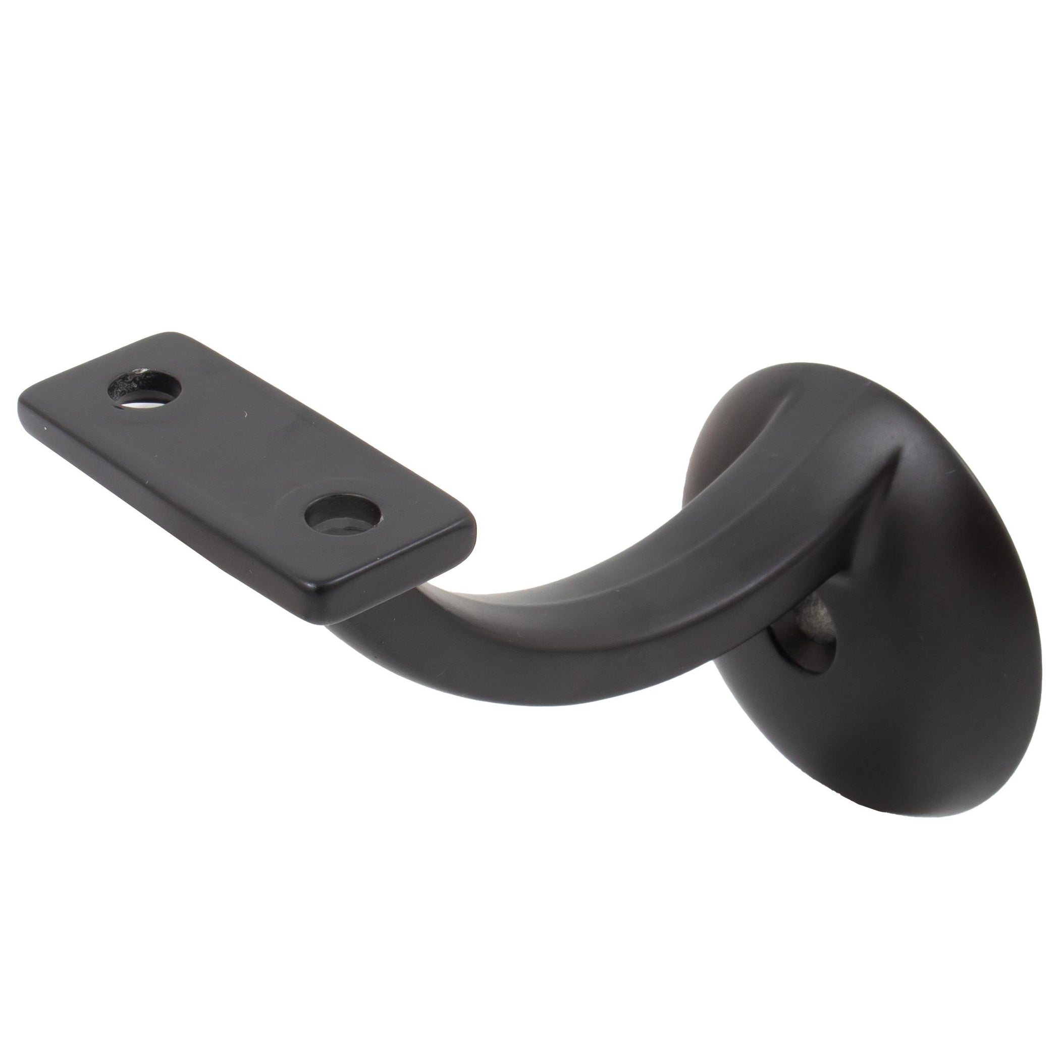 Heavy-Duty Extended Round Base Handrail Brackets — Stone Harbor Hardware