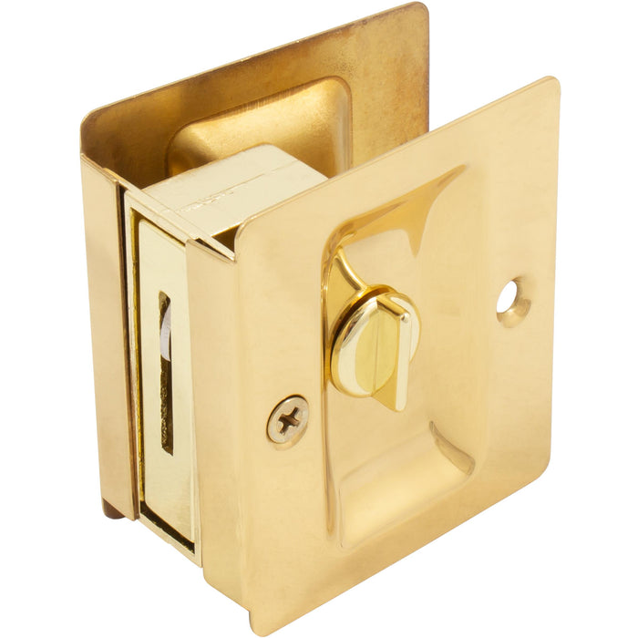 Premium Square Pocket Door Lock Privacy/Bed/Bath Latch — Stone Harbor  Hardware